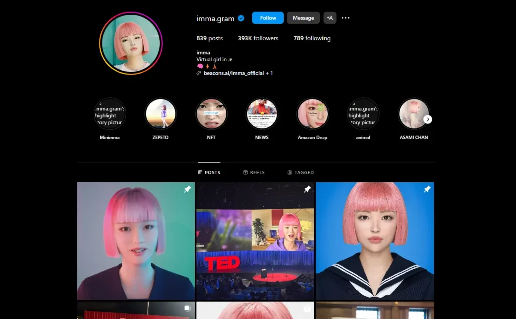 Top 5 Most Popular AI Influencers on Instagram Imma