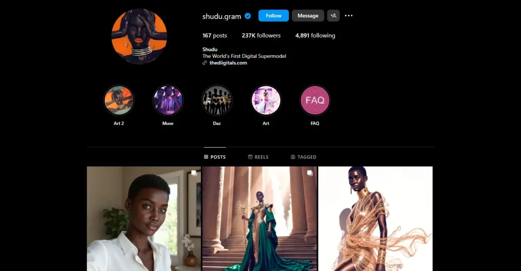 Top 5 Most Popular AI Influencers on Instagram Shudu