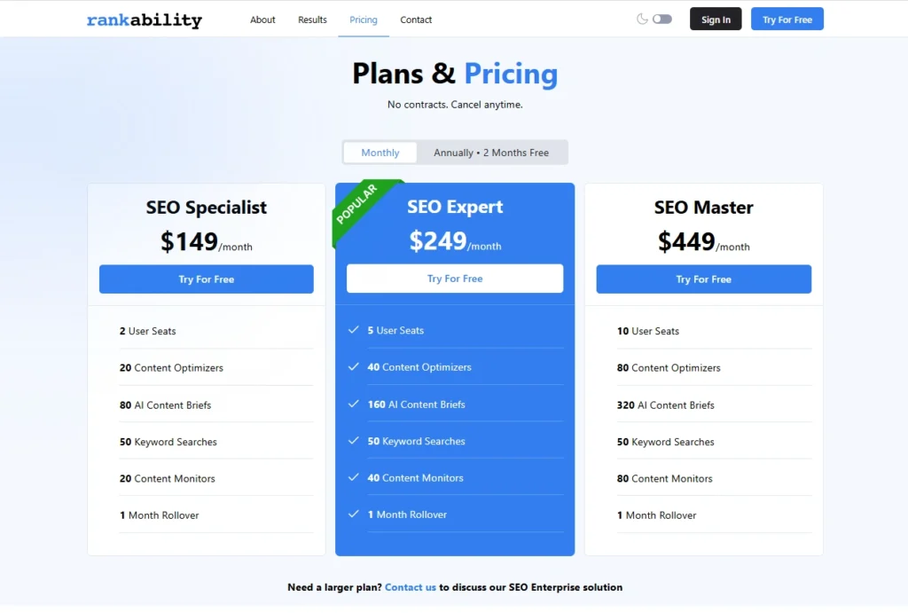 rankability free alternative